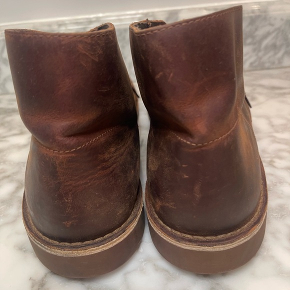 Clarks Bushacre 2 Men’s Chukka Boots Brown Leather Size 15M Desert Casual - Picture 6 of 10